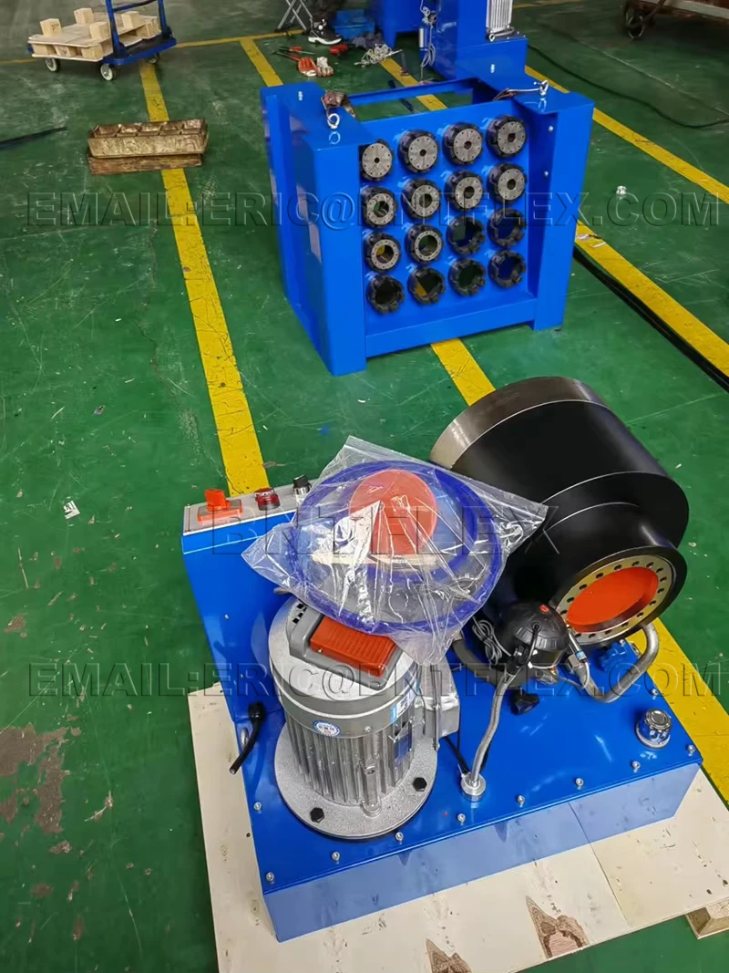 1/4-2 ''P69 hydraulische slangpers 2 inch 4 draden Slangpersmachine met Snelle matrijzen gereedschap en matrijzenbasis