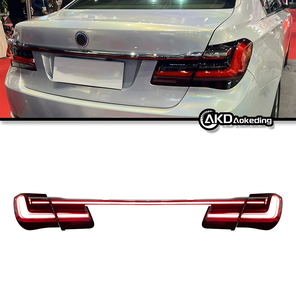 AKD Tail Lamp for BMW 7 Series F02 LED Tail Light 2009-2015 730I 740I 760I Fog Brake Turn Signal Automotive Accessories