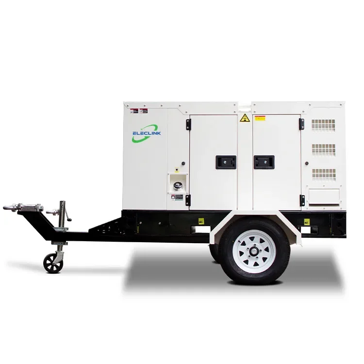 EPA 60HZ 32kva Parkins Mobile Trailer Diesel Generator By Engine 404D-22TG Stamford Alternator Good Quality Power For Home Used