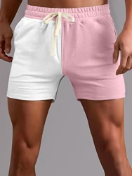 Men's Stylish Contrasting Shorts ----Summer Sport must-have & Stylish and Comfortable with a Drawstring Belt and Pockets