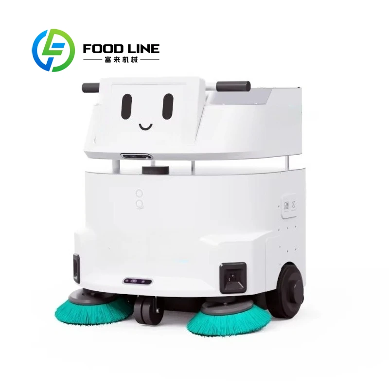 Customized Commercial Autonomous Cleaning Robot With Obstacle Avoidance Anti-Fall Function Vacuum And Mop All-In-One Machine