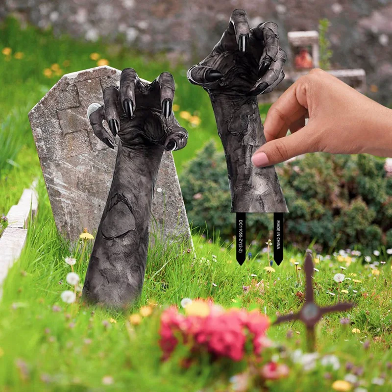 هالوين 2D الرعب شبح اليد ساحة بطاقة الديكور هالوين الديكور في الهواء الطلق هالوين فناء الشعار #5