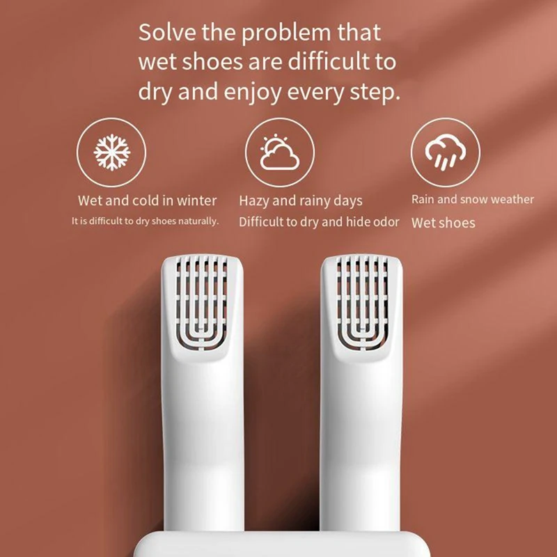 Sèche-chaussures électrique réglable, déshumidificateurs de chaussures domestiques, aquarelle et thermique, prise US, 200W