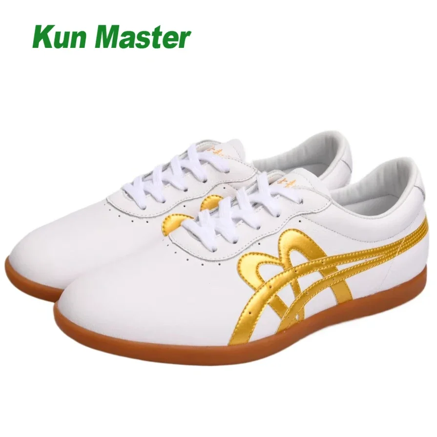 جلد طبيعي الكونغ فو تاي تشي أحذية التايكوندو أحذية رياضية فنون الدفاع عن النفس جلد البقر للجنسين الحرة مرنة الرجال النساء