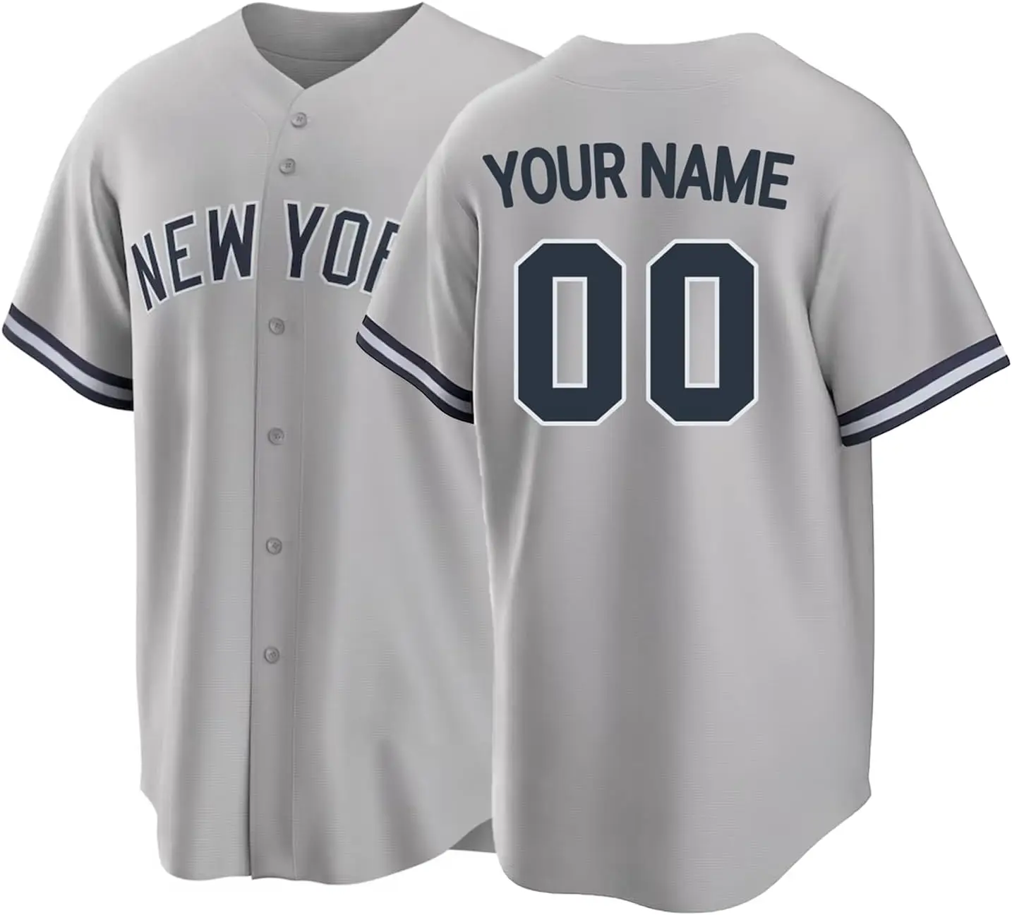 

Custom Personalized Baseball Jersey Customizable with Player Name and Number for Adult and Youth, Small-6XLarge