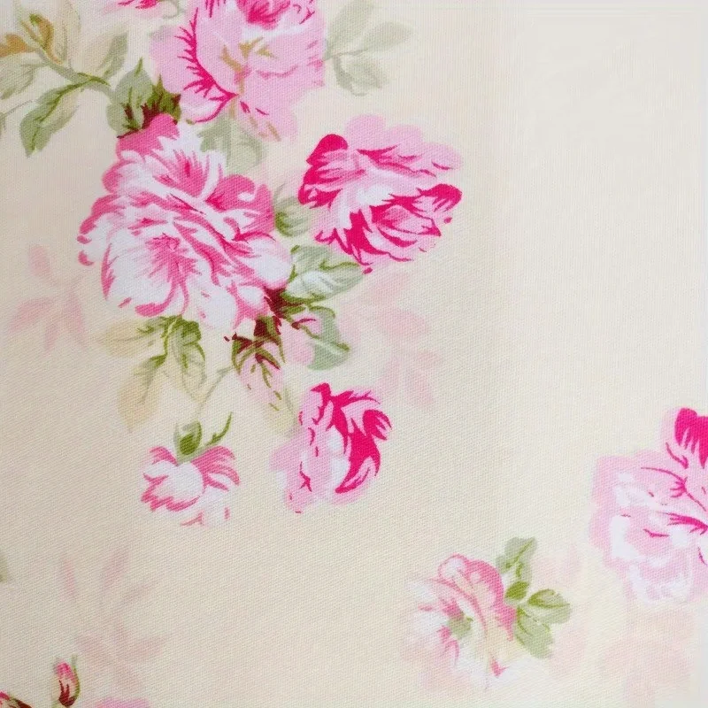 42pcs Vintage Floral Plaid Fabric Set, 12.7x12.7cm/5x5in, with 14 Different Patterns, 3 Pieces of Each - Pre-Cut DIY Quilting Fa