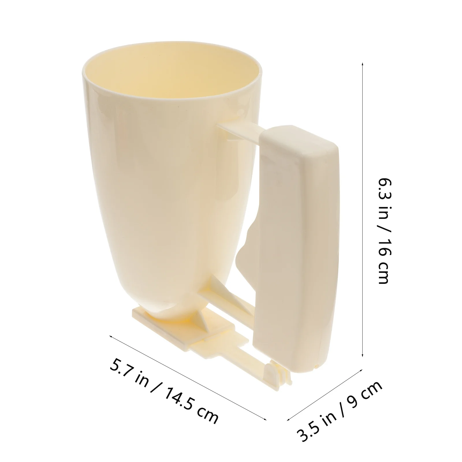 

Batter Dispenser Cup Plastic Quick Release Baking Tool for Muffins Cupcakes Meat Balls Cake Kitchen Supplies Dispenser