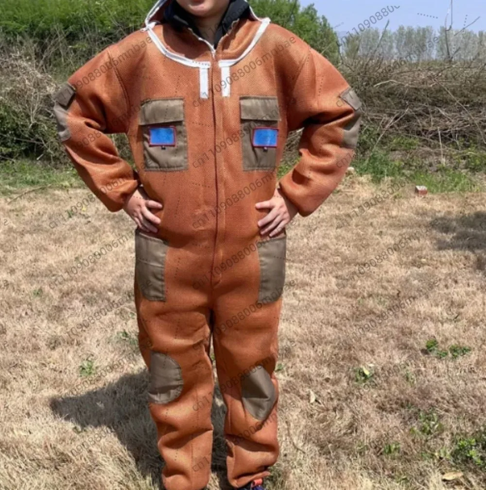 3D Air Cotton Bee Suit Anti-bee, Honey-taking and bee-breathing special thickening full set of one-piece anti-bee suit full set