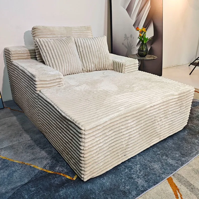 Sofás Extra Grandes para Sala de Estar, Color Beige, de Alta Calidad, Sofá Cama de 2 Plazas, Reclinable, Muebles para el Hogar