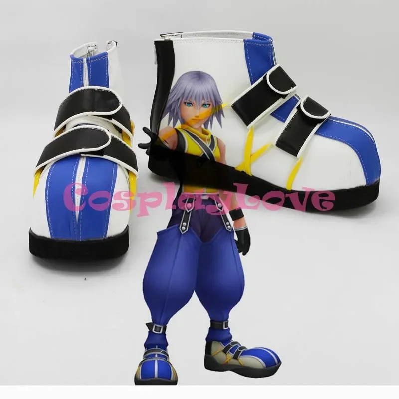 Custom Made Japanese Anime Kingdom Hearts Riku Cosplay Shoes Boots For Christmas Halloween CosplayLove