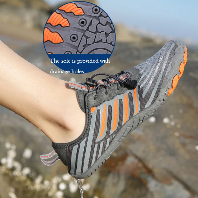 Sport Shoe Quick Dry River Sea Aqua Shoes Sneakers Climbing Women Men Barefoot Shoes Upstream Breathable Beach Water Shoes