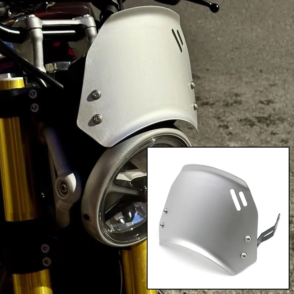Motorrad Aluminium Windschutzscheibe Windschild Visier Windabweiser Kit für Speed400 Speed 400 2023 2024 2025 2026