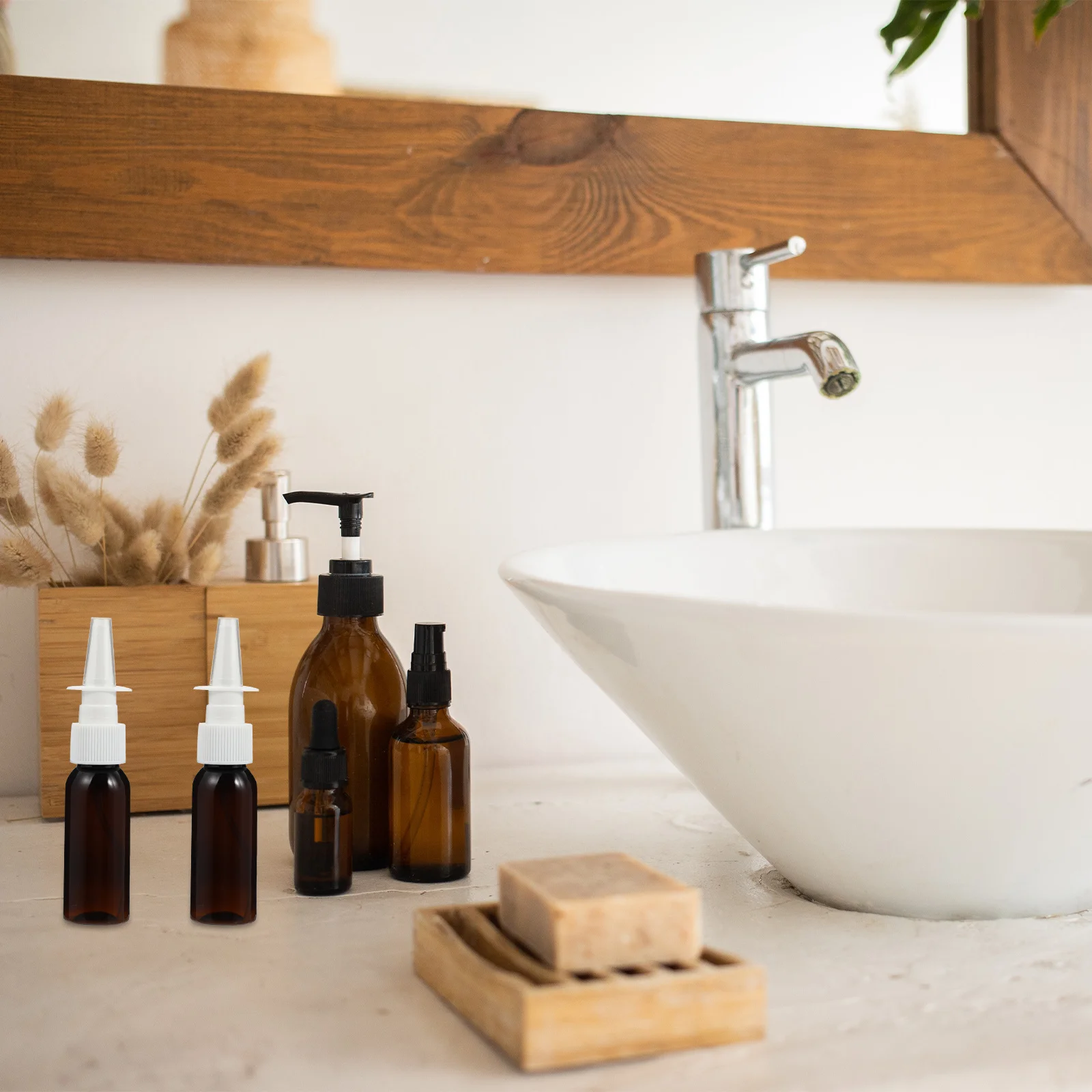 

8 Pcs Dispense Empty Bottles Spray Skin Lotion Direct Injection Travel Plastic Small Nasal