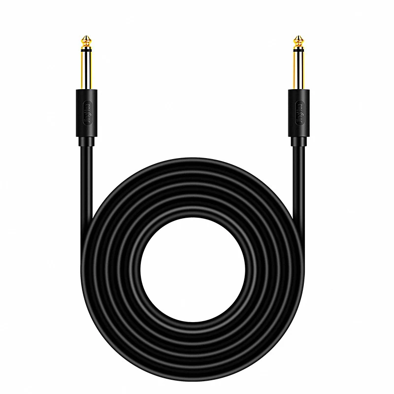 Kabel do strojenia instrumentu mikrofon przewodowy Audio JACK 6.5mm skrzynka elektryczna głośnika gitara basowa TRS 6.35mm 0.5m 1.5m 3m 5m