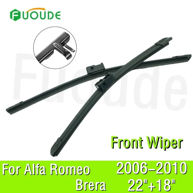 

Wiper Blade For Alfa Romeo Brera 22"+18" Car Windshield Windscreen Rubber 2006 2007 2008 2009 2010