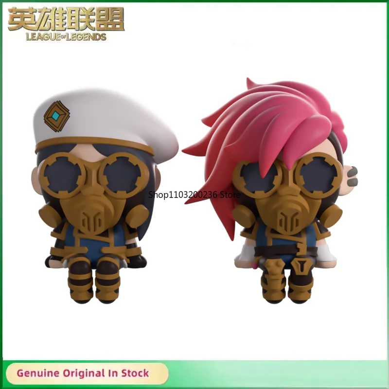 

Original LOL League of Legends Caitlyn Kiramman Vi/The Piltover Enforcer Q Version Action Figures Collectible Ornaments Model
