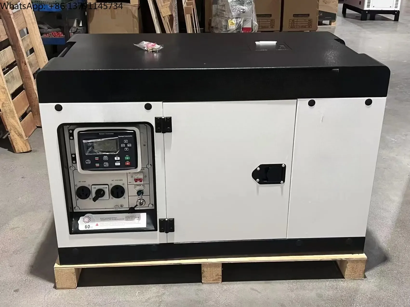 

Super Silent Diesel Generator Portable 5KVA–20KW Single/Three Phase Low Noise 380V 8KW 10KW 12KW 15KW 12KVA 15KVA