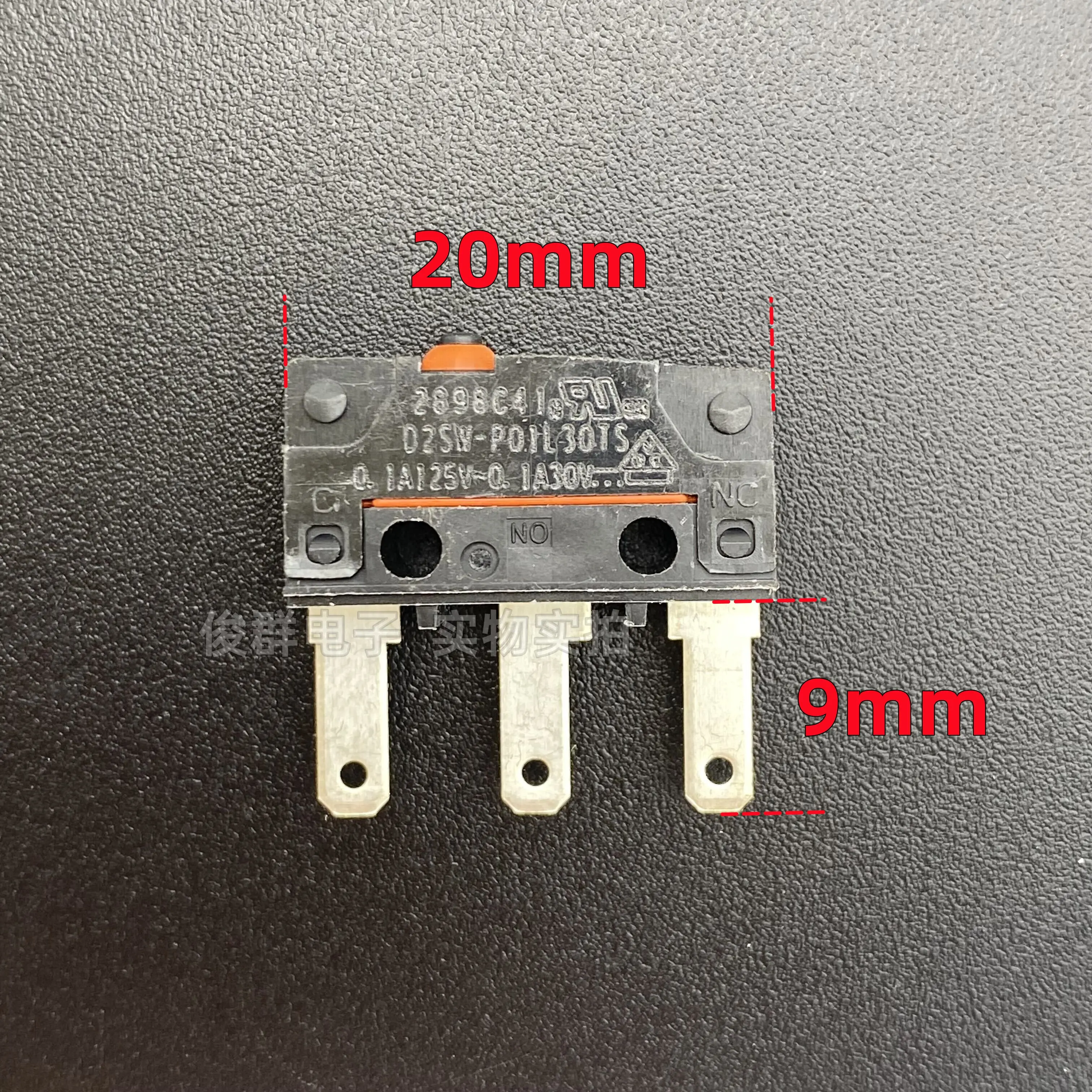

10pcs/ D2SW-P01L 30TS micro switch 3 feet 0.1A sealed waterproof dust touch button