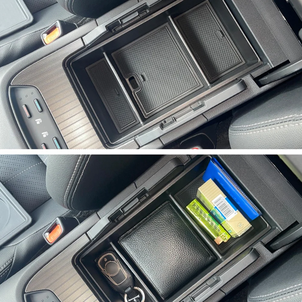 For Toyota Harrier 2022 2023 /Venza 2022 2023 Armrest Box Storage Organizer Tray Secondary Holder Tidy Box Case Car Accessories