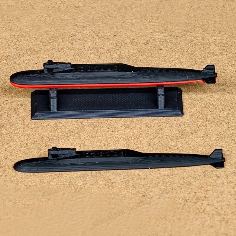 2PCS 3D Printed 1/2000 Scale Type 092 First Generation Ballistic Missile Nuclear Submarine Model for Sand Table Diorama Scene