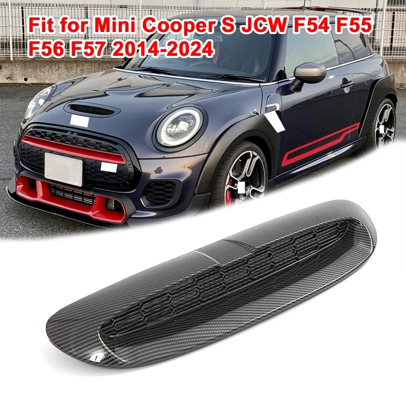 

Car Front Engine Bonnet Scoop Hood Frame Grille For BMW Mini Cooper S/JCW F54 F55 F56 F57 2014-2024 Air Outlet Vent Cover Trim