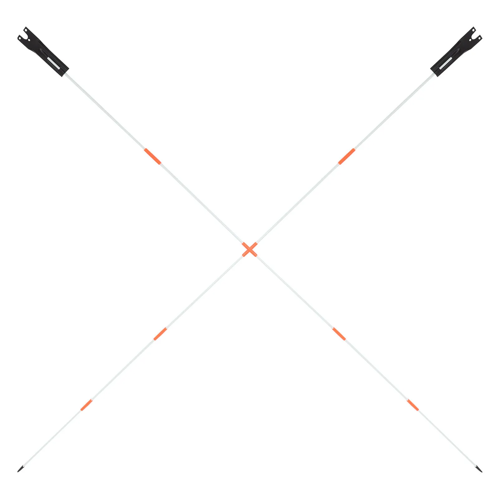 

2Sets Bicycle Safety Flagpole Adjustable Height Universal Mount Heavy Duty Detachable Bike Flags Visibility Enhancer