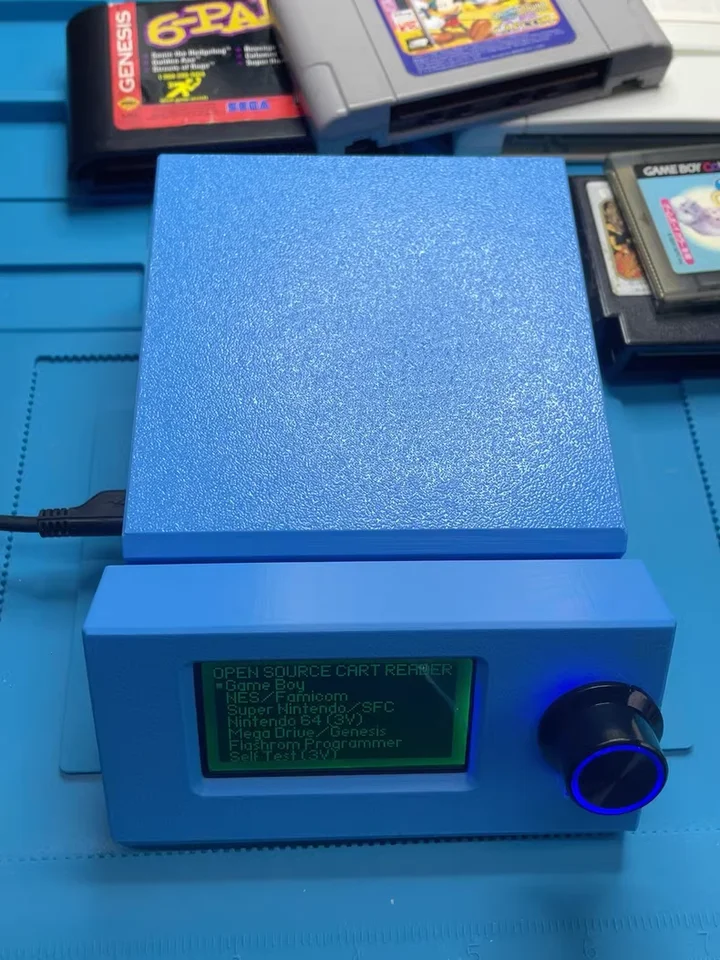 DIY Sanni Cart Reader V5 Retro Game Card Dumper Leitor de cartucho