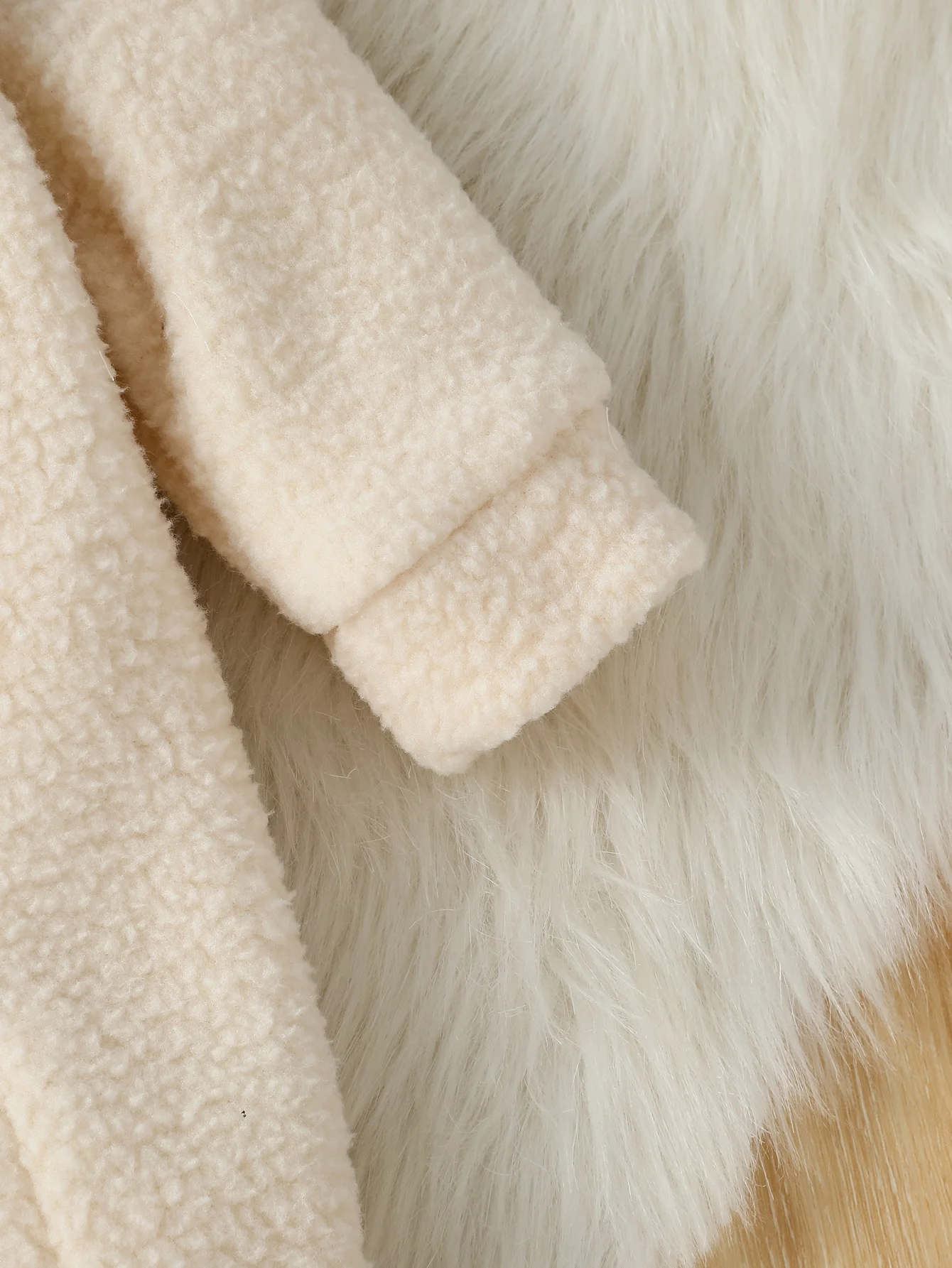 قطع جميلة الوليد طفلة الصبي الصوف بذلة الخريف الشتاء بلون طويل الأكمام كامل طول مقنعين الدافئة رومبير ل 3M-24M