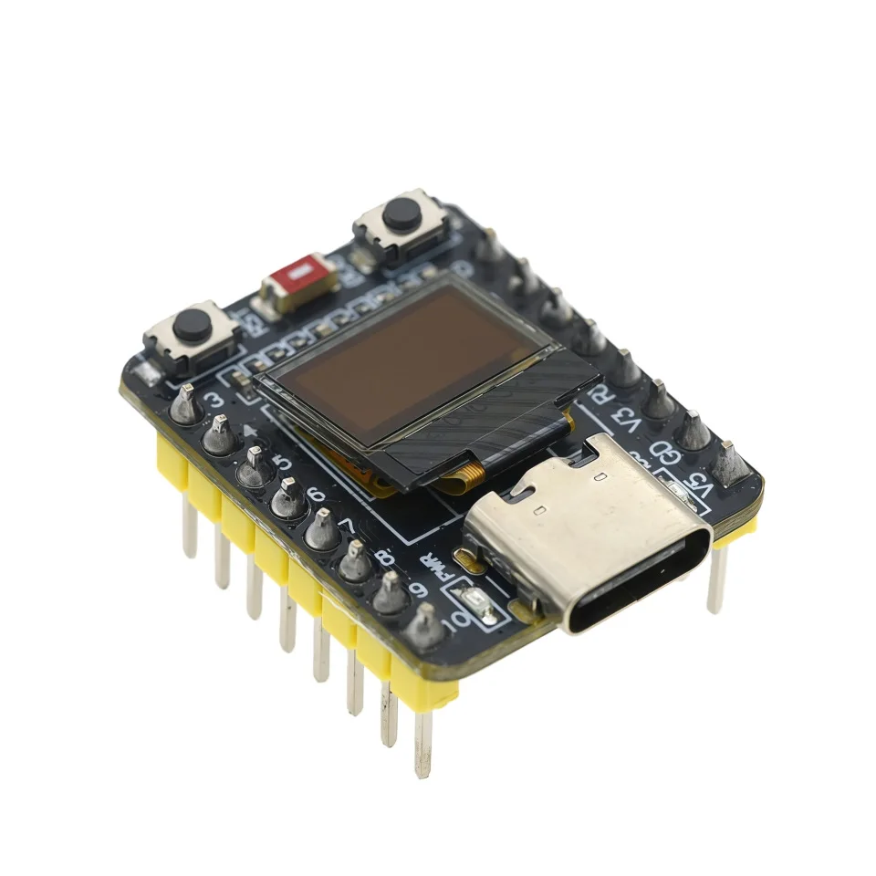 ESP32-C3 SuperMini Entwicklungsboard WiFi BLE RISC-V mit 0,42 Zoll OLED Keramikantenne Typ-C für Arduino IoT – Detail 2