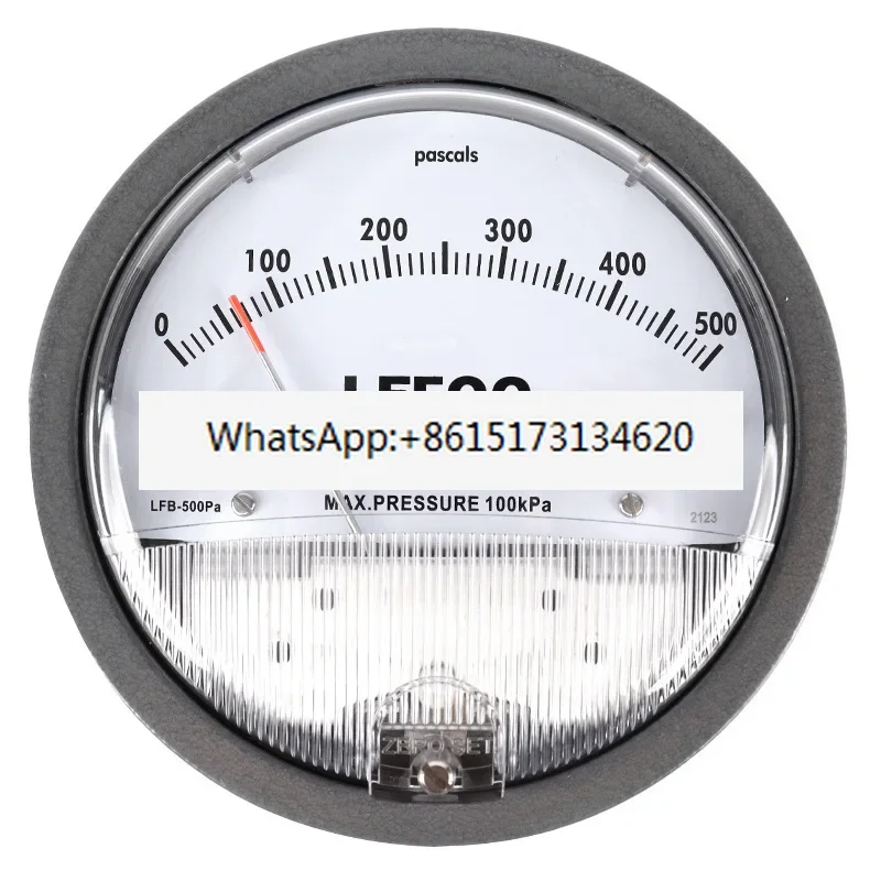 LFB mechanical cleanroom intelligent micro differential pressure transmitter pointer negative pressure gauge
