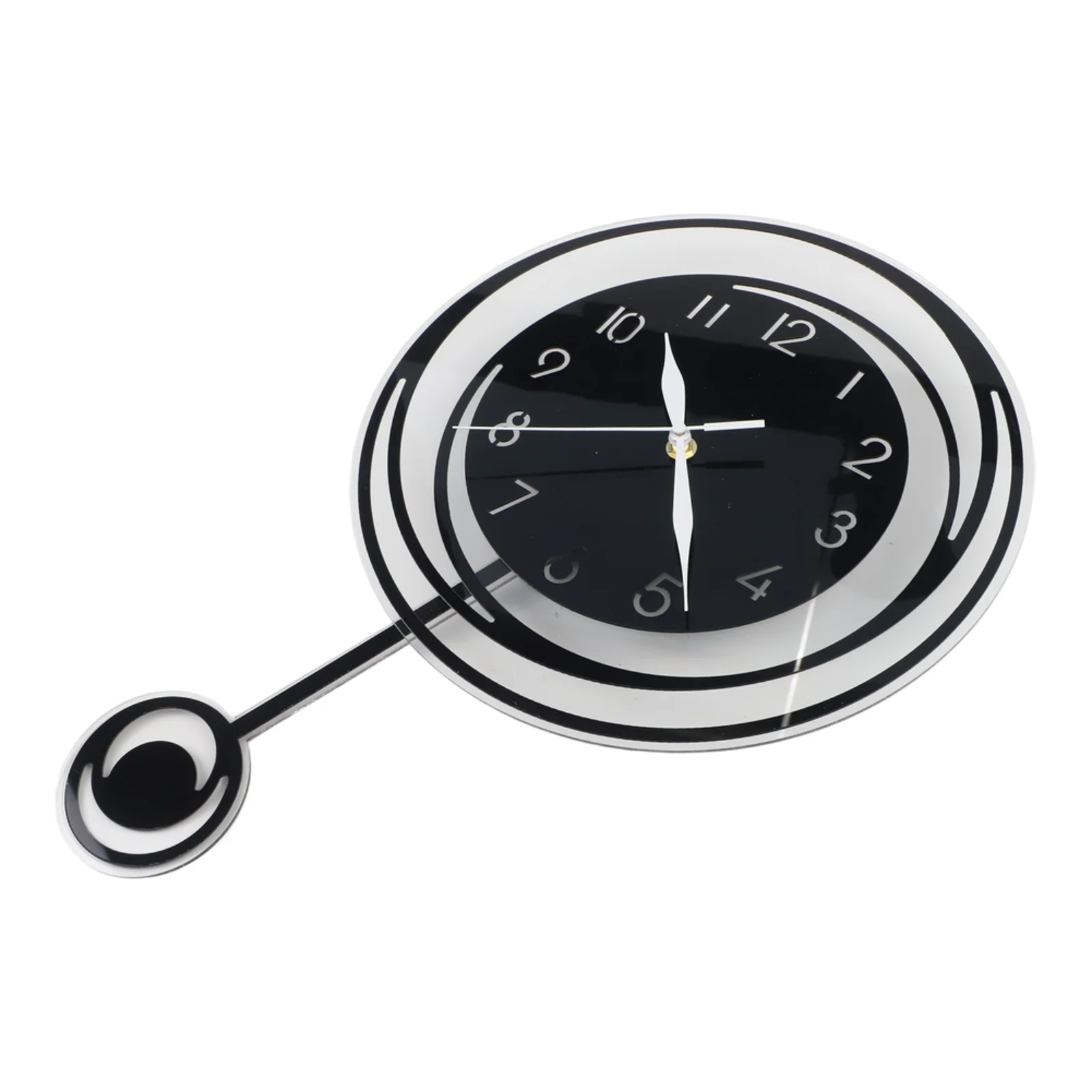 Home Decor Silent Non-Ticking Clock Home Decor Clock Tranquil Silent Operation Versatile Wall Clock Easy To Install For Bedrooms
