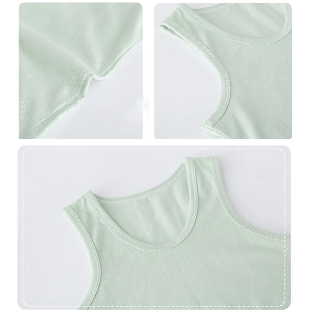 Undershirts for Girls Toddler 2 to 3 4 5 6 7 8 9 Years Summer Boys Underwear Vest Kids Camisoles Children Boy Tanks Infant Top - view 3