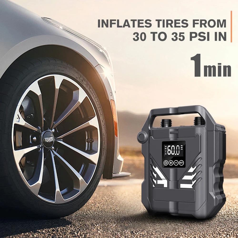 

Электрический насос Gicle DC 12V 150W 60Psi для SUP-досок, портативный, автоматический, двухступенчатый, с функцией автоотключения, серый