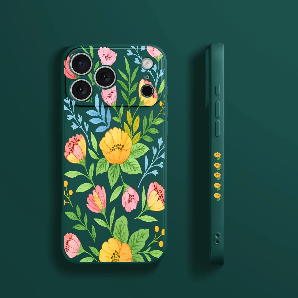 حافظة لهاتف آيفون 17 ProMax 17 Air 16 15 14 13 12 11 Pro Max XS Max7 8 Plus 16e 16 Plus غطاء من البولي يوريثان الحراري Coque