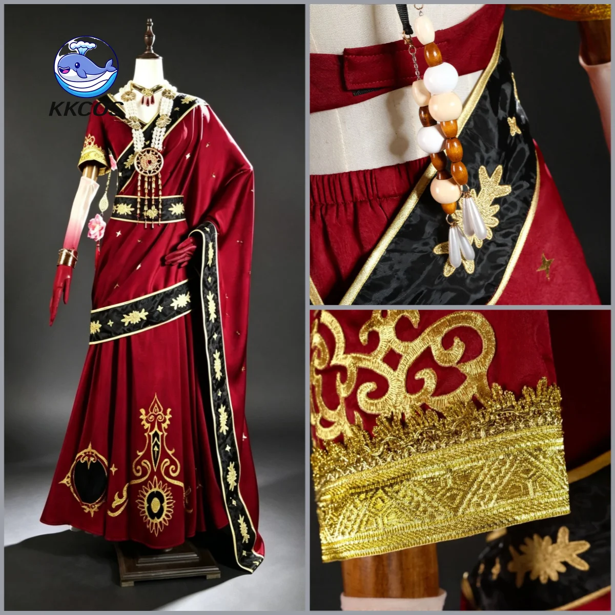 Anime Cosplay Red - KKCos Durga Cosplay Costume Fate/Grand Order