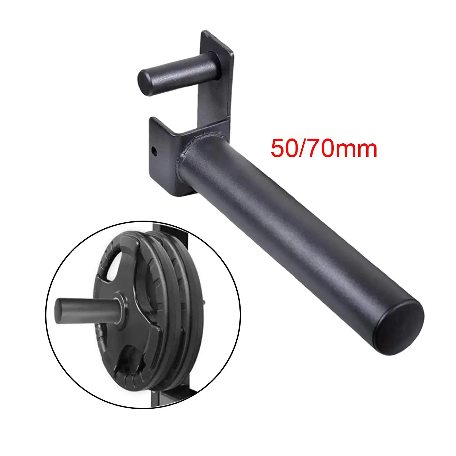 Weight Plates Holder for Power & Squat Racks Weight Bar Rack Home Gym Organizer Weight Plates Storage for Strength Training