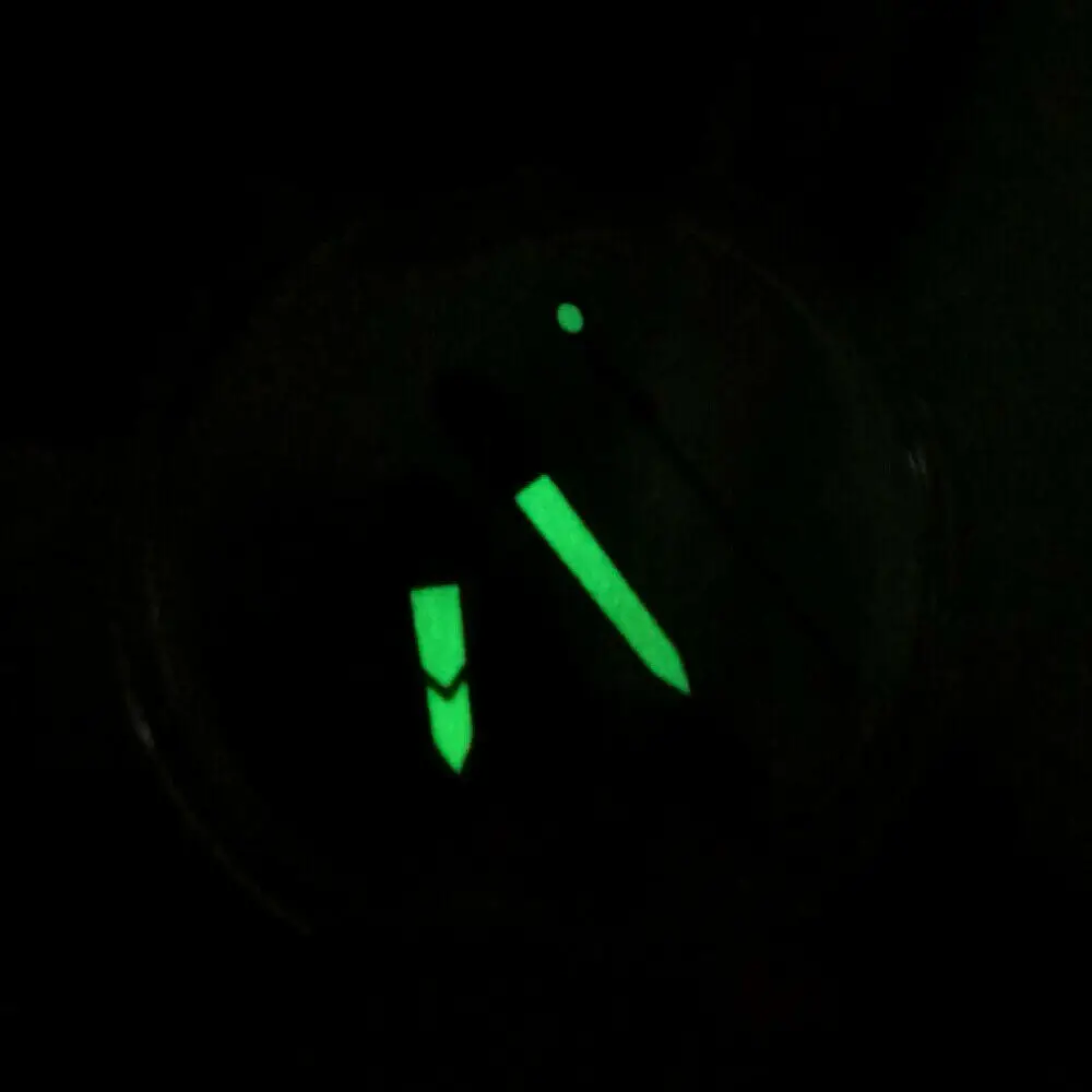 Pomarańczowa zielona czarna krawędź biała zegarek świetlny ręcznie dopasowana NH35 NH36 7 s35 4 r35 7009 ruch