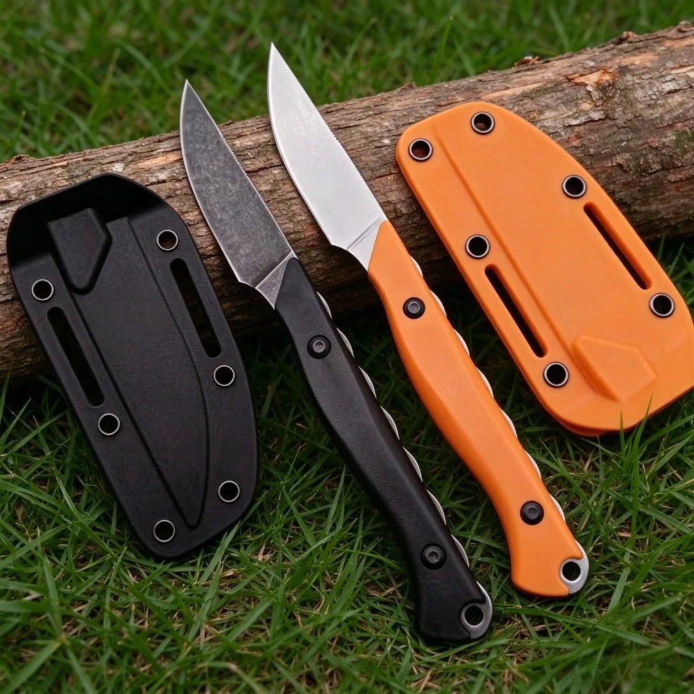 15700 Straight Hunting Fixed Knives Full Tang Blade Portable Kydex Sheath Outdoor Camping Field Skinning Cutting Tool