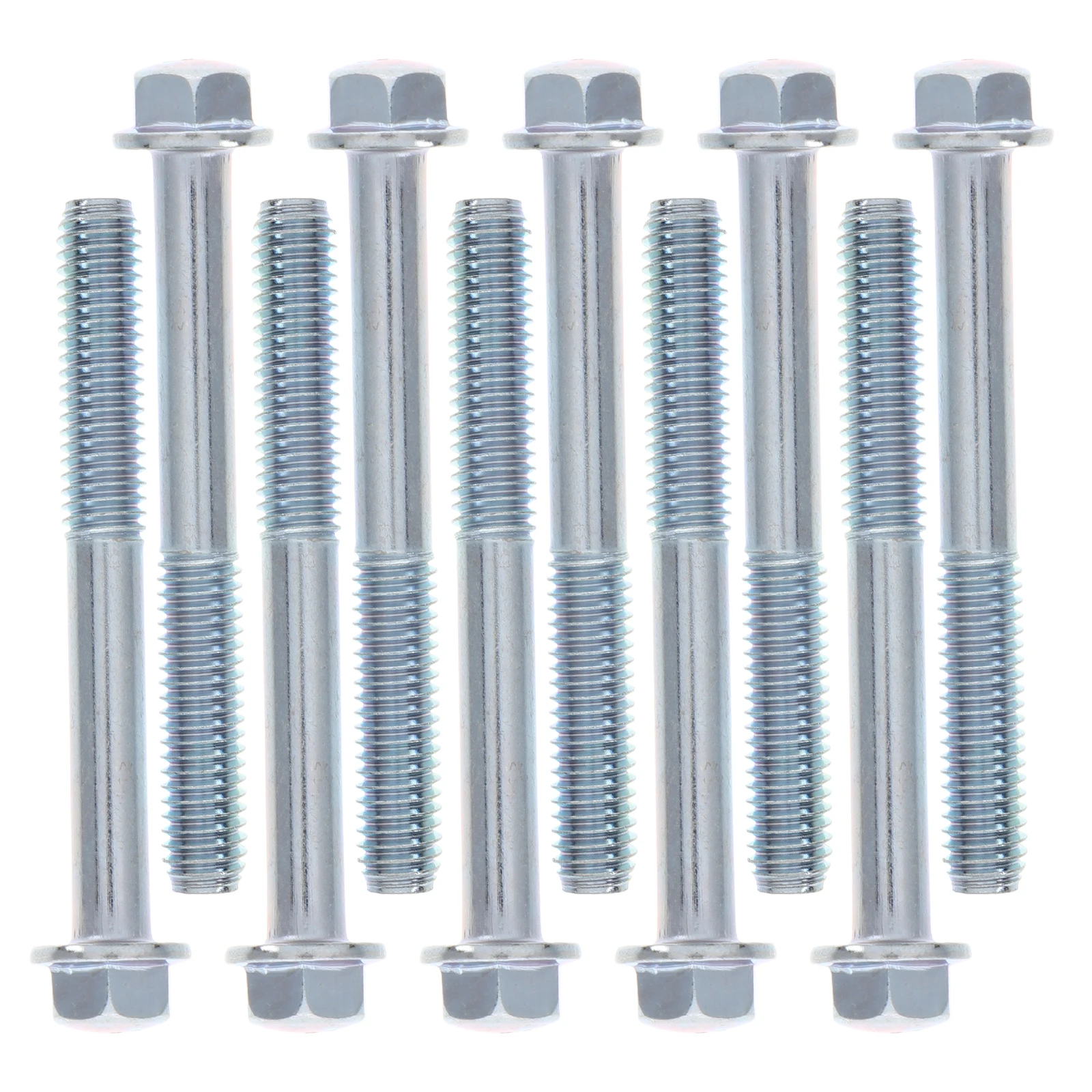 

10pcs Screws 6mm Motorcycle Engine Hardware Durable Metal Motorcycle Engine Mounting Nuts Standard Size Compatibility