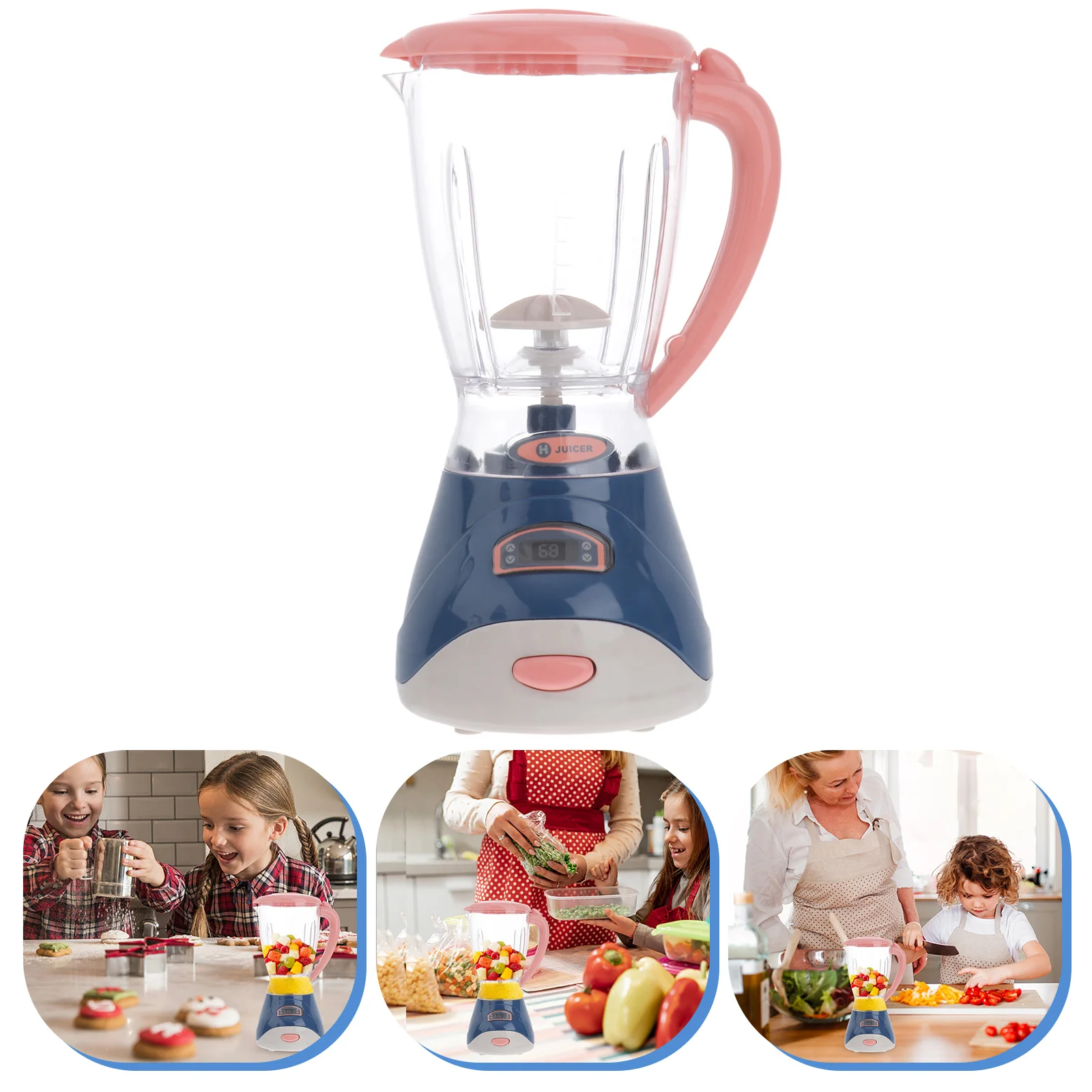 Gesimuleerde Huishoudelijke Apparaten Speelgoed Juicer voor Kinderen Extractor Speelbal Machines Baby Spelen Mini Blender Fruit Rollenspel Huishouden