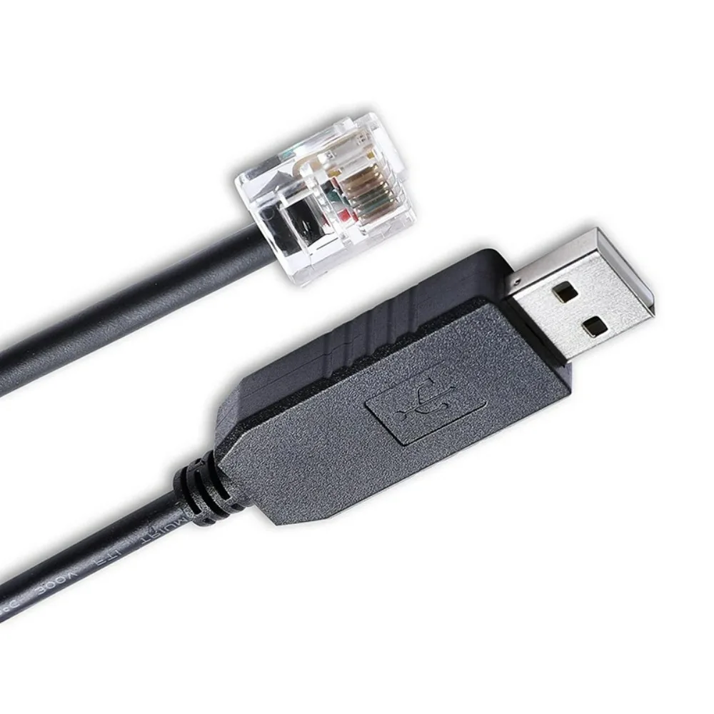 

USB RS232 RJ12 6P6C Converter Adapter Cable Prolific Compatible with Leadshine Motor Drive Tuning
