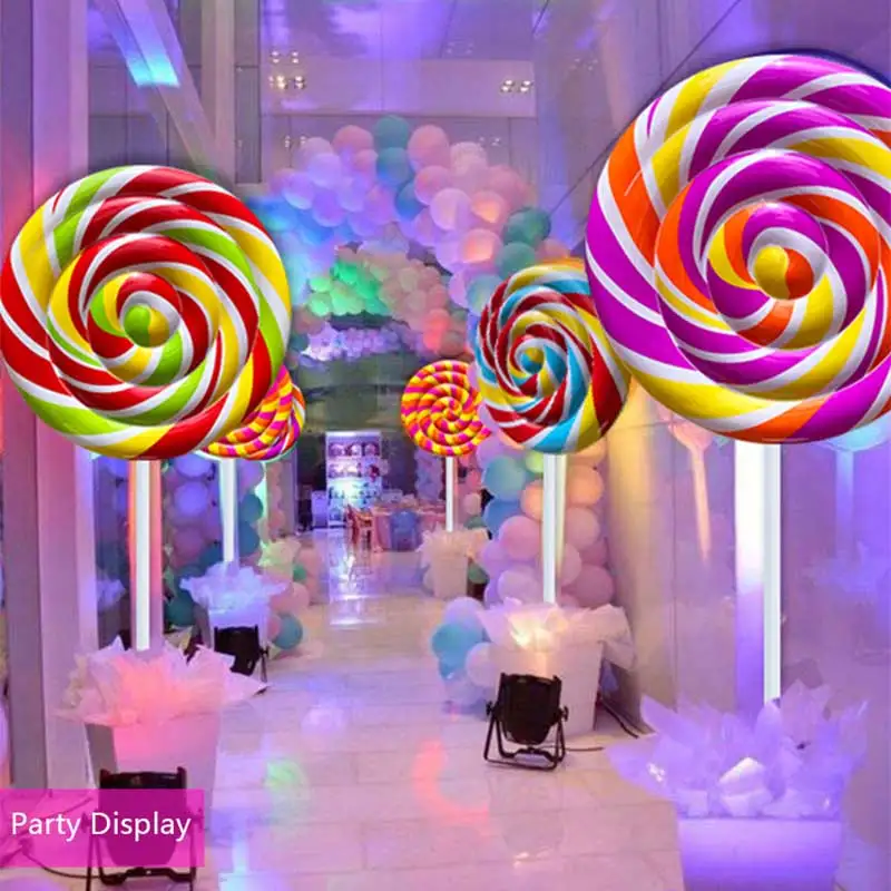 Plastic Lollipop Decorations, Suitable for Scene Setting, Birthday Parties, Bars, Shopping Centers and Store Decoration, Christm
