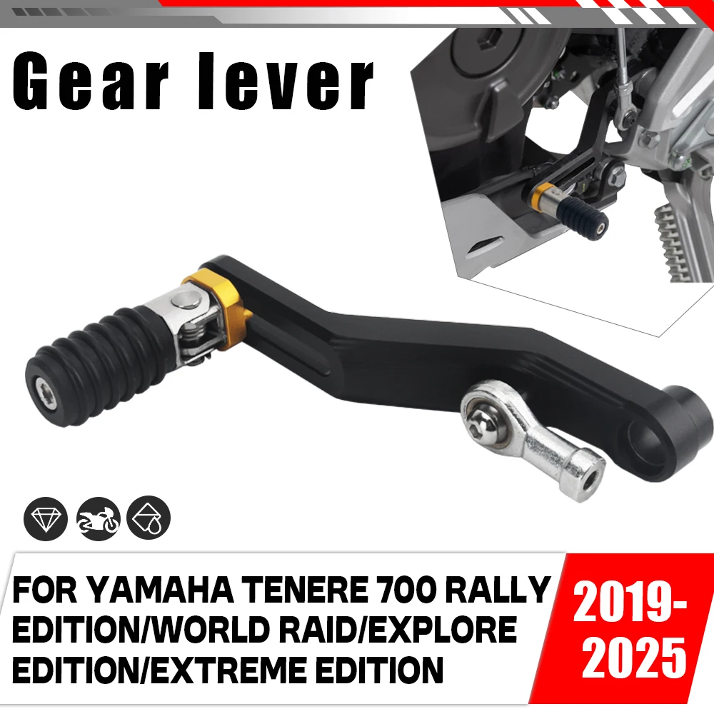 For Yamaha Tenere 700 Explore Extreme Rally Edition World Raid XTZ 700 2019-25 Tenere700 Gear Shift Lever Motorcycle Shifter Rod