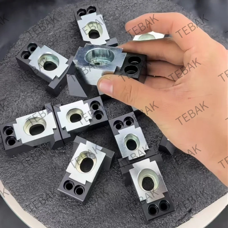 CNC Machined Parts Pneumatic One-Way Clamp Fixture M6-M12 One Way Widened OK Clamp Multi-Station Parallel Side Expansion Tool