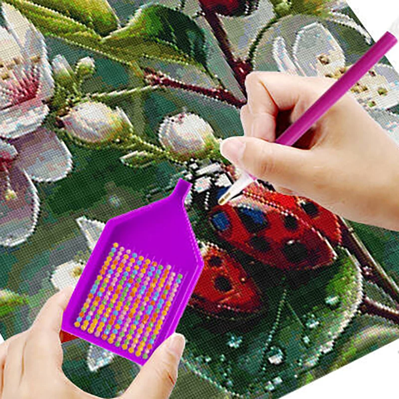 Nabi 5d ダイヤモンドペインティング てんとう虫 モザ - Embroidery Lady Bug のレビューと価格