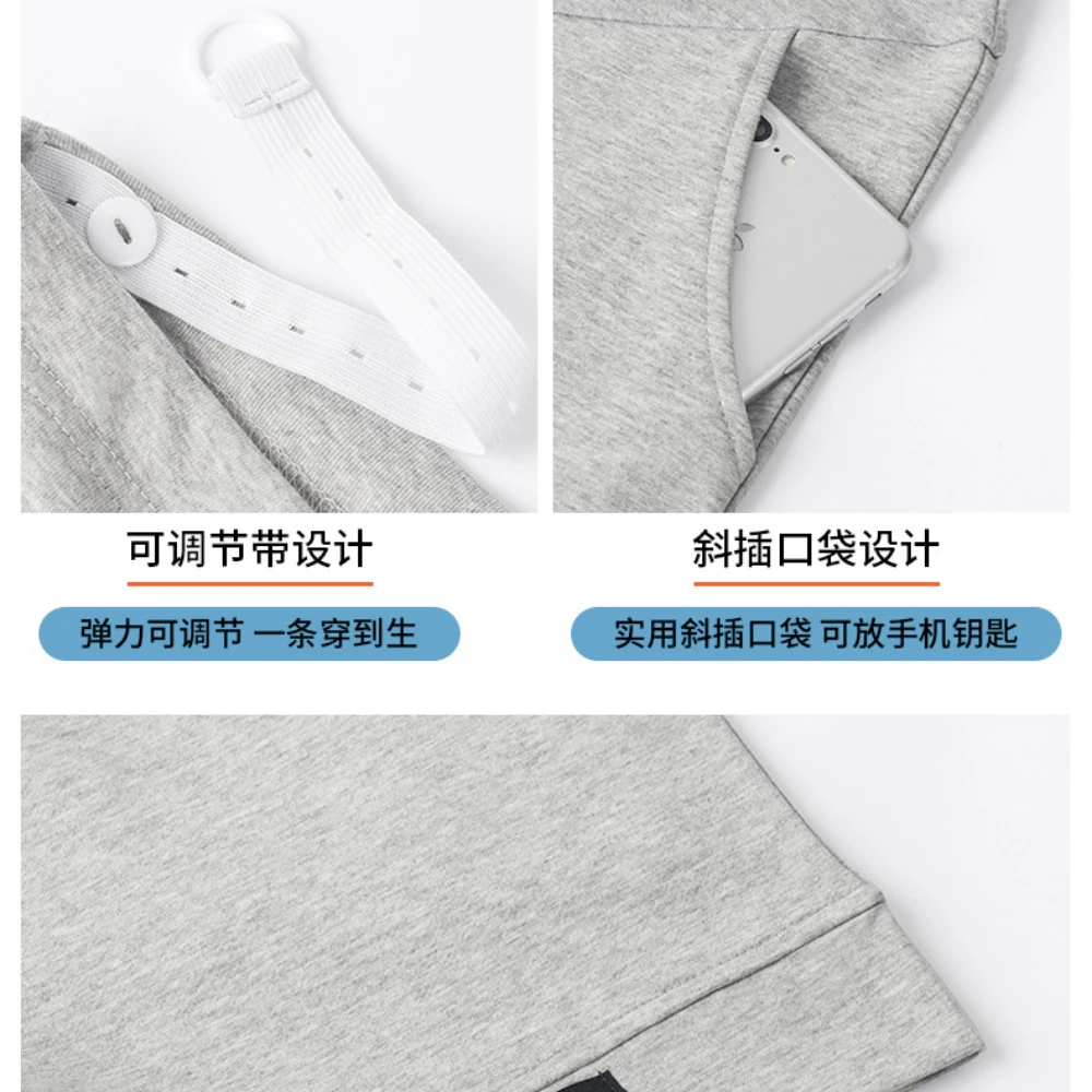 Pregnant Women Spring And Summer New Bottoming Shorts Threaded Cotton Comfortable Skin-friendly Casual Shorts Maternity Clothing