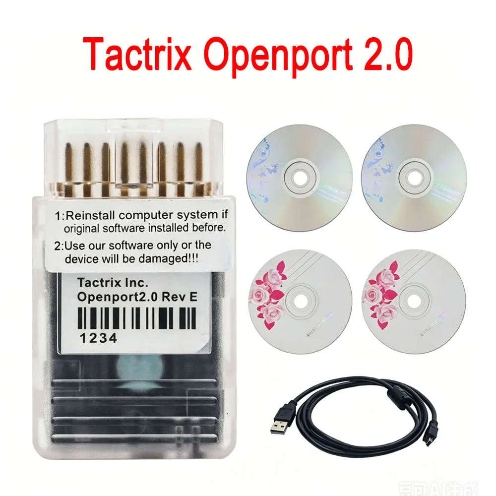 Tactrix Openport 2.0 CD*4 ECU Chip Tuning Tool Open Port USB 2.0 ECU Flash OBD2 OBDII Connector Multi Brand Cars Diagnostic