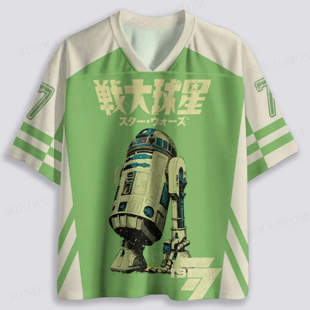 26 Unisex Star Wars Imperial TIE Fighter Themed USA Style Mesh Sports Jersey Kid's Breathable Casual Streetwear Sci-Fi Fans Tee view 2