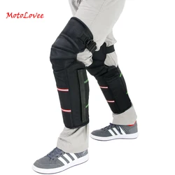 MotoLovee-rodillera cálida para montar en motocicleta, protector de piernas contra el viento, paño Oxford impermeable, Invierno