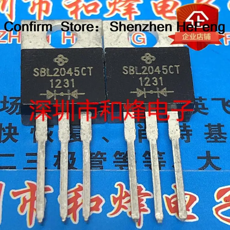 5PCS-10PCS SBL2045CT  TO-220 45V 20A      Original On Stock Quicky Shipping